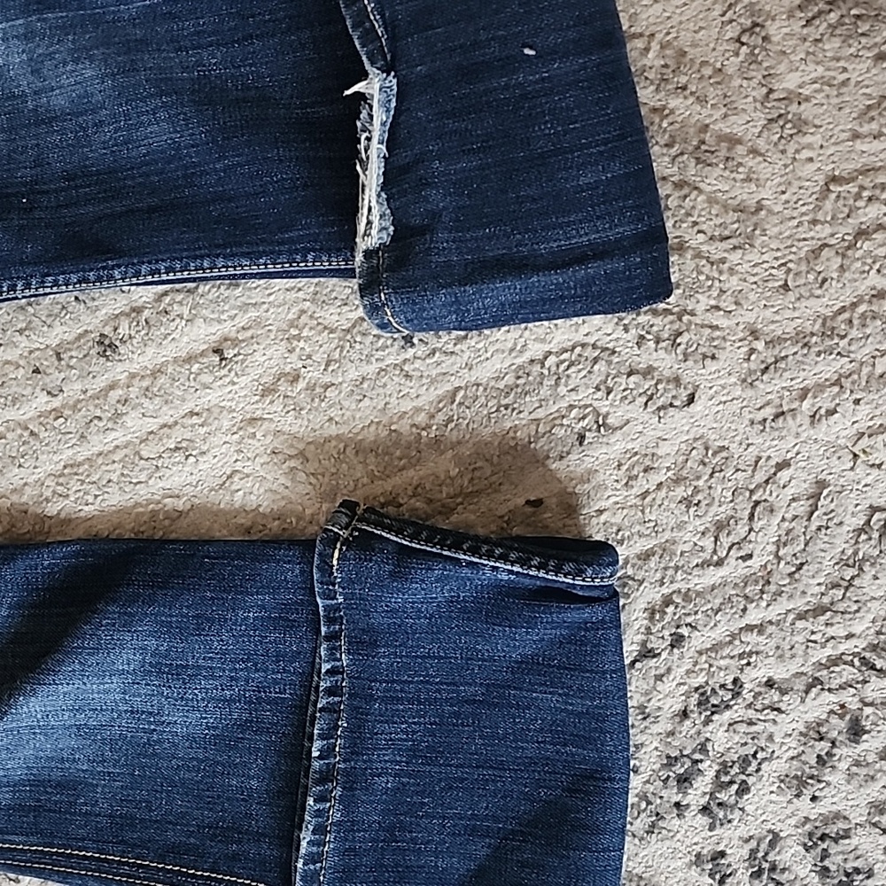 Hudson Y2k Grunge Indie Sleeze Signature Bootcut Flare Dark Wash jeans - Picture 6 of 14